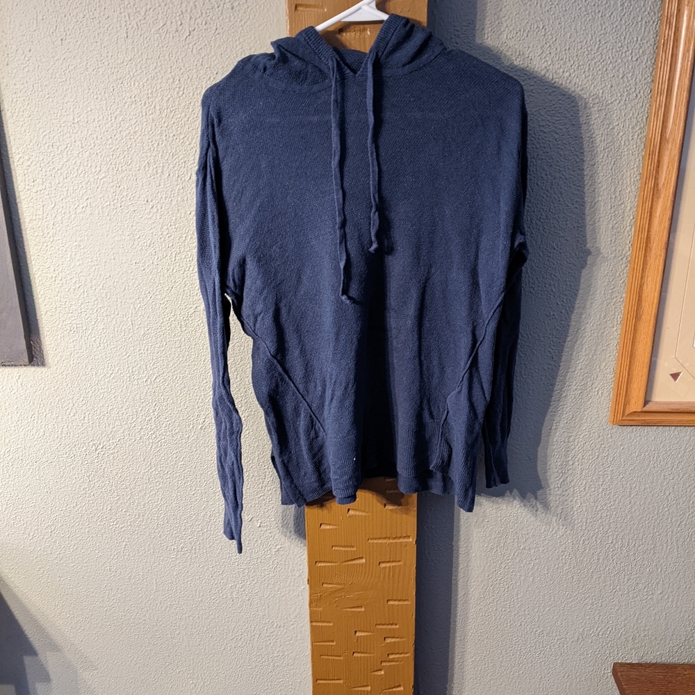 Blue hoodie